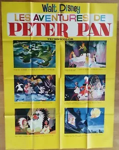 AVENTURES DE PETER PAN walt disney affiche cinema originale 160x120 R65 - Picture 1 of 1