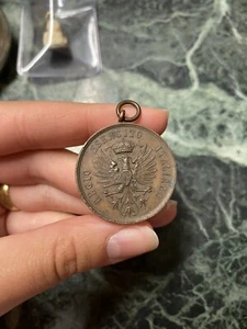 MEDAGLIA REGIO ESERCITO ITALIANO GARA DI GINNASTICA 30 mm GQ - Foto 1 di 2
