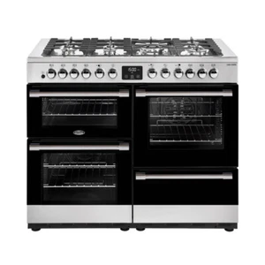Belling 110cm Cookcentre Dual Fuel Range Cooker Electric Oven Stainless Steel - Picture 1 of 4