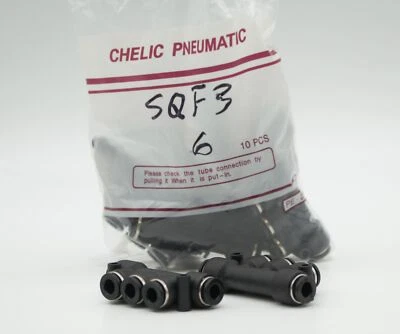 CHELIC SQF36 Ø6 Triple universal elbow push to connect Fitting - Image 1 of 4