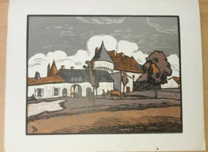 VIENNE 86 BOIS EN COULEURS DE JEHAN BERJONNEAU JOUSSE 1932 - Picture 1 of 1