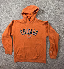 Chicago Bears Hoodie Sweatshirt Youth Large Orange Long Sleeve Kids