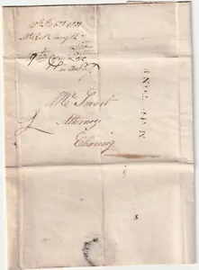 1801 KENT MAIDSTONE PMK BRIEF ROBERT SMYTH > SMART AT CHARING RE WILL & VERMÄCHTNIS - Bild 1 von 2
