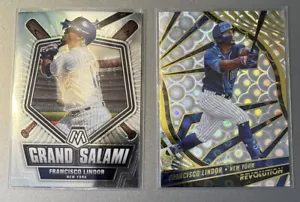Francisco Lindor 2022 Panini Mosaic Grand Slam & Chronicles Revolution Mets Lot - Picture 1 of 2