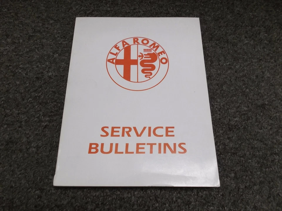 Alfa Romeo GTV6 1971-1983 Spider Sprint Alfetta boletines de servicio manual de reparación Foto 1 de 1