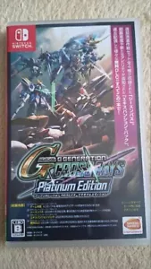 SW SD Gundam G Generation Cross Rays Platinum Edition Nintendo Switch mai aperto - Foto 1 di 2