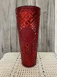 Starbucks Rojo Vacaciones Invierno 2021 Vaso Joyado Taza Fría Venti 24oz Navidad - Imagen 1 de 9