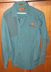 Browning Super Naturals Upland Bird Skeet Shooting Shirt XL Green Pheasant - Picture 1 of 13