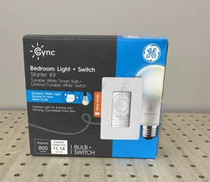General Electric Bedroom LED Lightbulb and Switch Starter Kit New Sealed box - Picture 1 of 5