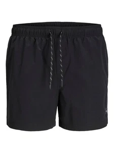 Pantalones cortos de natación Jack & Jones SOLID - negros - Imagen 1 de 8