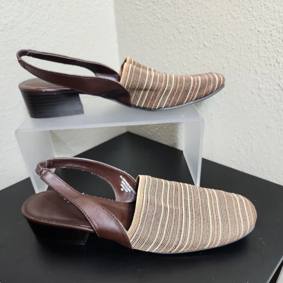 KAREN SCOTT Black Mesh Elastic Slip on Shoes 8M - Image 1 of 4