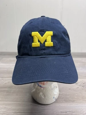University of Michigan Hat Cap Strapback Navy Blue Adidas UMich Wolverines NCAA - Image 1 of 4
