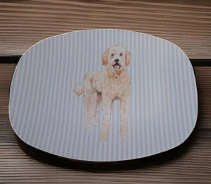 Tray Chic By Mariposa Goldendoodle Tray Dog Best Friends - Picture 1 of 7