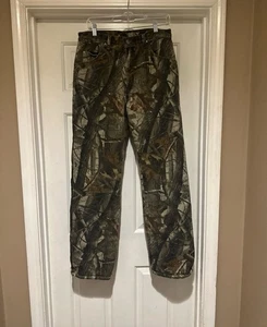 Vintage Wrangler Pro Gear Realtree Hardwood Camo Pants Men’s Size 32x34 - Picture 1 of 7