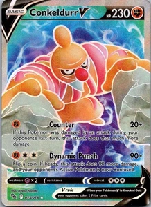 Conkeldurr V (Full Art) Ultra Rare Pokemon GO 073/078 NM - Bild 1 von 1