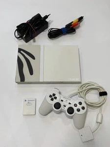 Sony PlayStation 2 Slim SCPH-79000 Ceramic White Console Japan Tested Working - Picture 1 of 23