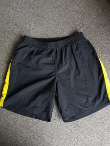Mens Speedo Black & Yellow Swim Shorts/Trunks - Size M - Picture 1 of 10