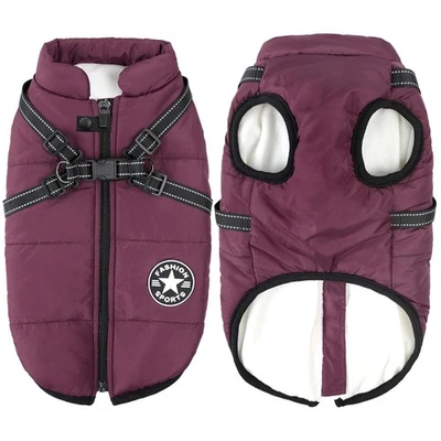 Dog Jackets Coat for Winter Windproof Waterproof Skiing Fleece Warm Dogs Vest... - Image 1 of 4