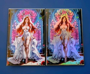 Artist Alley #1 Mary Jane MJ Wedding Dress Standard + Foil Nice Set Dhaxina - Picture 1 of 1