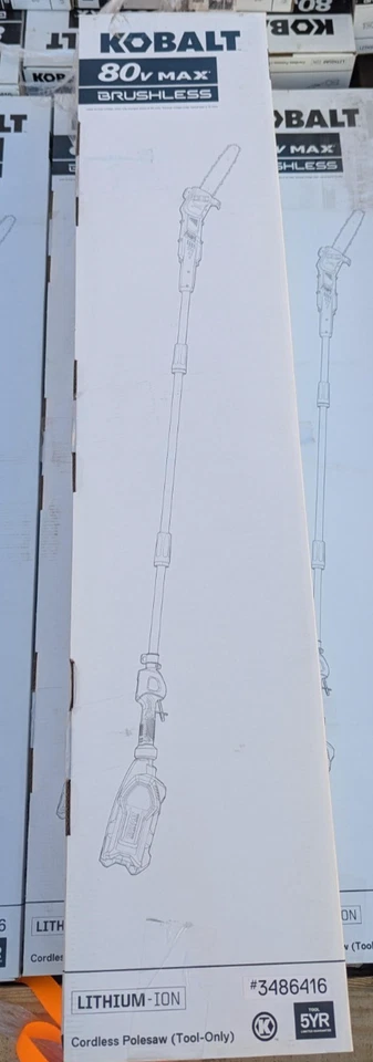 Nueva herramienta de sierra de poste sin escobillas Kobalt 80v Max solo KPS 1081-06 Foto 1 de 1