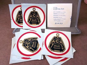 ACA decal 1970s Applications of Computer Algebra American ACCOUNTING union ? - Imagen 1 de 1