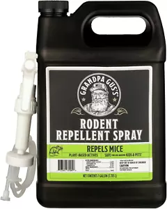 Rodent Repellent Spray with Sprayer, Natural Peppermint & Cinnamon Oils Repel Mi - Picture 1 of 12