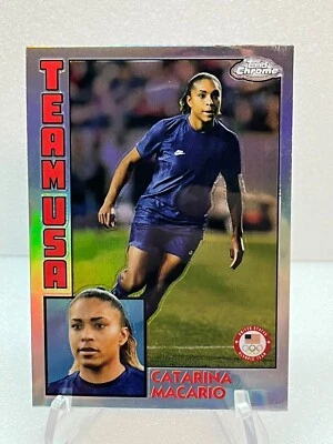 2024 Topps Chrome U.S. Olympic and Paralympic Teams U-Pick - Team USA Inserts - Image 1 of 3