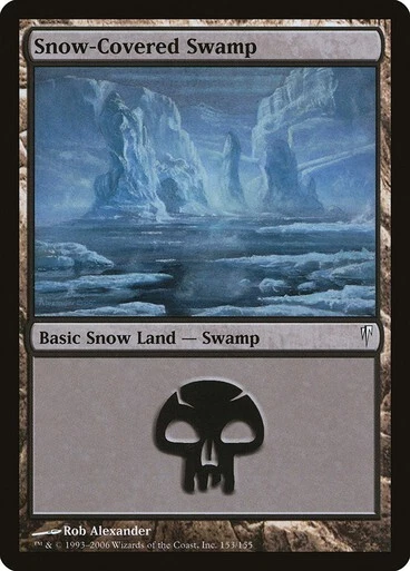 MTG - Snow-Covered Swamp - Coldsnap - Magic the Gathering - Image 1 of 1