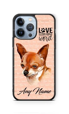 Funda Personalizada para Teléfono Chihuahua Cara de Perro Personalizada para iPhone Samsung Regalo Foto 1 de 4