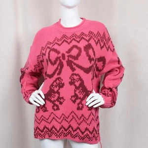 ACNE STUDIOS JACQUARD SWEATER PINK/RED - Bild 1 von 15