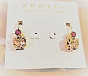 *NEW* & *RETIRED* ~ Sorrelli ~ " SCARLET CHAMPAGNE " ~ Stud ~ Earrings - Picture 1 of 8