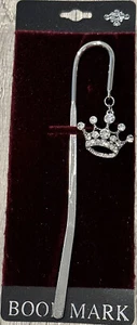 Crown Silver Color Bookmark - Picture 1 of 7