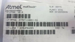 LOT OF 9 PCS. ATMEL ATMXT1188S1-CU maXTouch 1188 chan Touchscreen IC Model1 - Picture 1 of 1