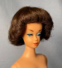 Vintage Mode Königin Barbie Brünette Pageboy Flip Under Perücke 1964 - keine Puppe Sehr guter Zustand