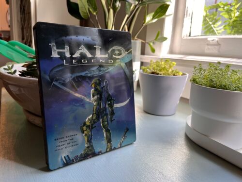 Halo Legends Blu-ray Steelbook Case Best Buy Exclusive RARE USED REGION 1 USA