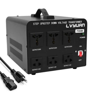 3000W Voltage Transformer Converter Step Up&Down 110v⇋240V US ⇋ EU UK-Free Ship - Picture 1 of 6