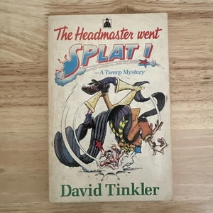 The Headmaster Went Splat! By David Tinkler PB 1988 Knight Books - Picture 1 of 7