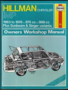 Hillman Chrysler Imp Sunbeam Singer 1963-76 Haynes Owners Workshop Manual No 22 - Picture 1 of 1