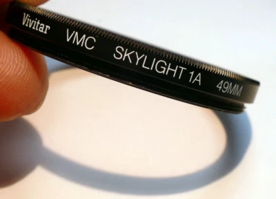 Vivitar  49mm Lens Filter VMC Skylight 1A   threaded screw in Multi-Coated - Image 1 of 4