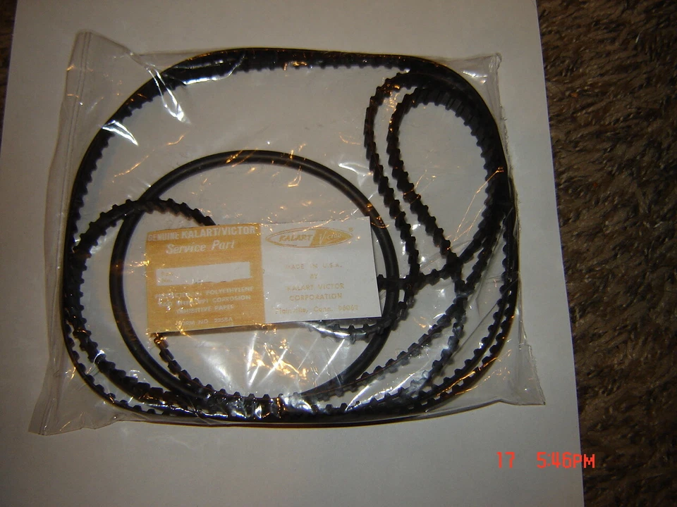Cintos para projetor Victor-Kalart 90-25 16mm, conjunto com 4 correias, 2 braços, 1 motor, 1 longo principal - Imagem 1 de 1
