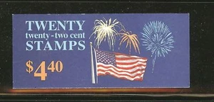 US Scott # BK156 / #2276a / Flag-Fireworks No PL # - Picture 1 of 2
