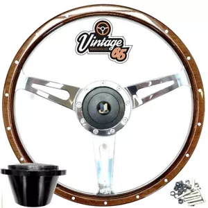 Kit de montaje de volante y jefe prensa de bocina de 15" para ciervo Triumph y dolomita - Imagen 1 de 3