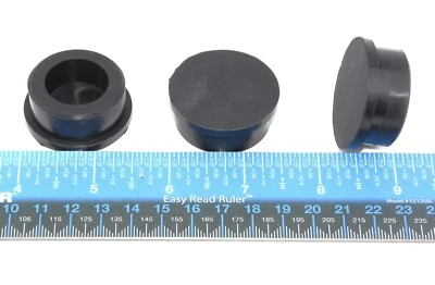 ALLTRADE SUPPLY INC 1 1/4" Rubber Hole Plug 1 1/2" OD Push In Compression Stem Thick Panel Plug
