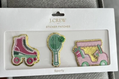 J Crew Sporty sticker patches set-of-three - Image 1 of 4