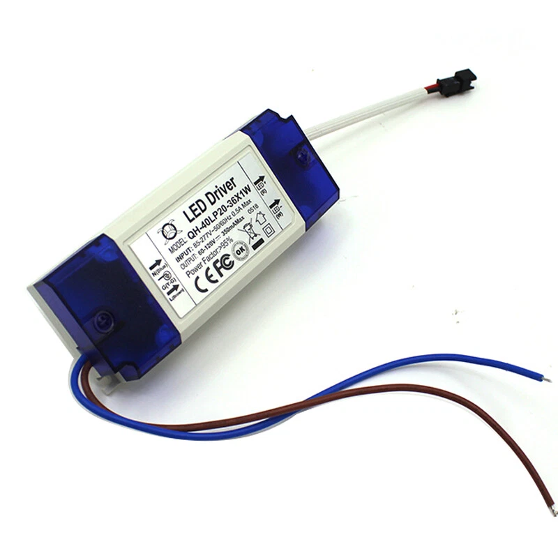 1x 20-36x1W LED Driver Power Supply Transformer Light F 1W High Power led chip - Image 1 of 4