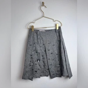 Baby Mara Girls Artsy Pin Tweed Skirt 8 Party Winter Fall - Picture 1 of 8