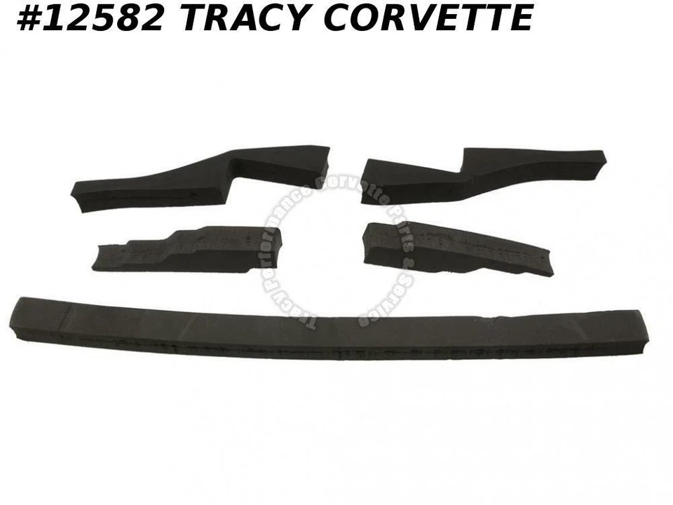 Corvette 1980-1981 5 piezas kit de sellado de presa de aire - reemplaza la pieza GM # 14004687 radiador Foto 1 de 1