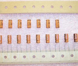 QTY (100) 4.7uf 50V 10% 85' LOW LEAKAGE RADIAL ELECTROLYTIC ELL475K1HTB LIBERTY - Picture 1 of 3