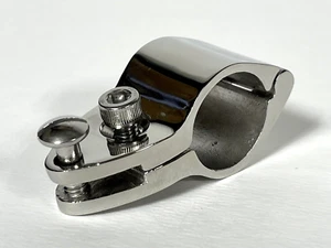BIMINI TOP 1" 316 STAINLESS STEEL HINGED JAW SLIDE MARINE BOAT HARDWARE FITTING - Bild 1 von 6