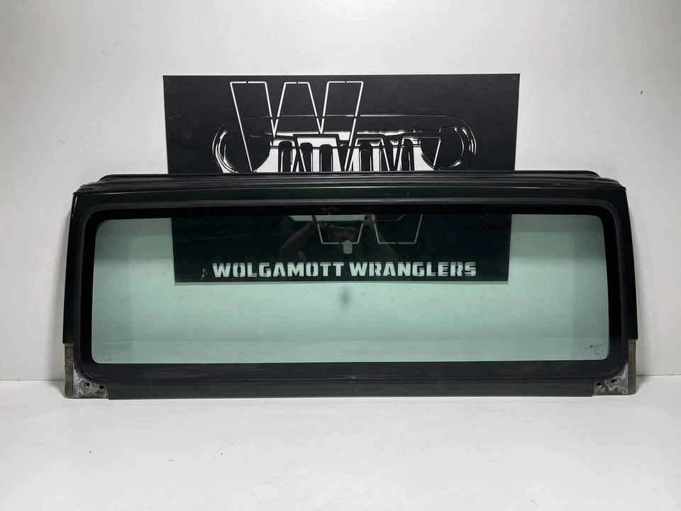 97-02 Jeep Wrangler TJ заводской лобовое стекло рама + бесплатный стеклянный мох зеленый PJN CC10 - Изображение 1 из 4